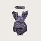 Nomad & Grace - Ruffle Romper & Matching Headband